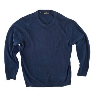 Rodd & Gunn Mens Crewneck Sweater Navy Blue Size M Long Sleeve Knit Pullover